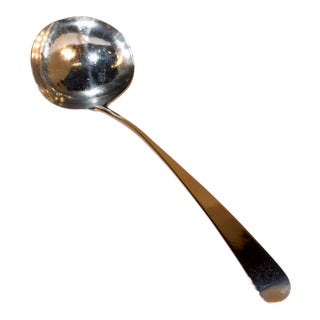 18th C Philadelphia Sterling Silver Ladle For Sale