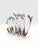 A striking vintage Mid-Century Modern wall sculpture depicting a windswept marsh scene with cattails and grasses....