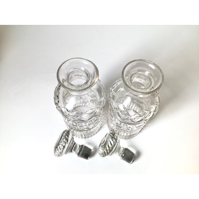 Victorian Pait of 19th Century Cut Glass Spirit Decanters For Sale - Image 3 of 9
