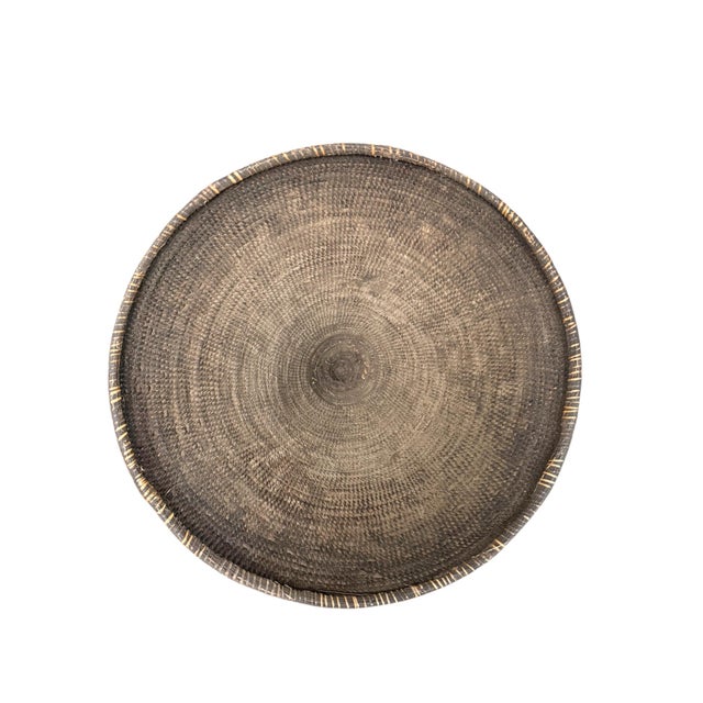 Early 20th Century Large Antique African Woven Tutsi Basket For Sale - Image 5 of 7
