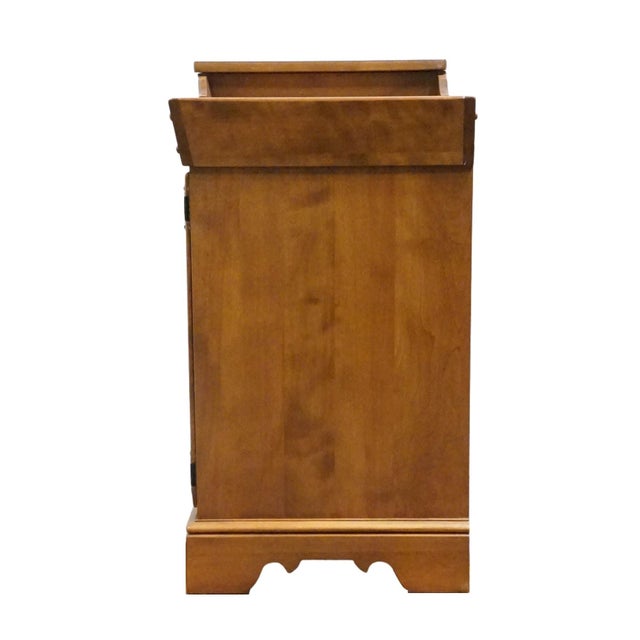 Ethan Allen Heirloom Nutmeg Maple Colonial Early American 40" Four Drawer Dry Sink Buffet 10-1605 For Sale - Image 14 of 16