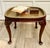 Mid-Century Queen Anne Style Mahogany Side Table With Engraved Brass Tray For Sale - Image 15 of 18