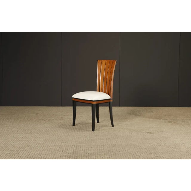 Set of 6 Eliel Saarinen 'Cranbrook' Dining Chairs, Refinished and Reupholstered For Sale - Image 11 of 18