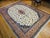Vintage Tabriz Rug, Hand-Knotted Wool, Floral Medallion Pattern, Ivory & Terracotta, 9x13 For Sale - Image 9 of 13