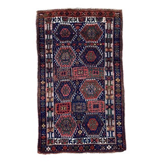 Antique Kurdish Rug, 1890s For Sale