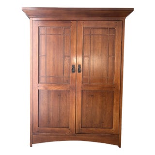 Drexel Heritage American Review Entertainment Cabinet For Sale