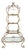 Vintage 1960s Italian Gold Gilt Curvy Tiered 2pc Etagere Shelf For Sale