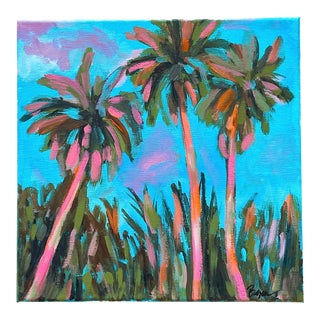 Modern Palm Tree Painting by Bryan Boomershine For Sale