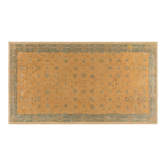 Authentic Indian Handmade Wool Rug For Sale