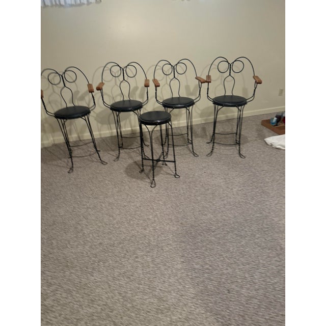 Early 20th Century Ice Cream Parlor/#8m Billiard Chairs For Sale - Image 9 of 9