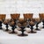Mid to Late 20th Century Scandinavian Modern Stemware Brown Set of 12 Attr Bjorkshult Swedish Glass For Sale - Image 10 of 18
