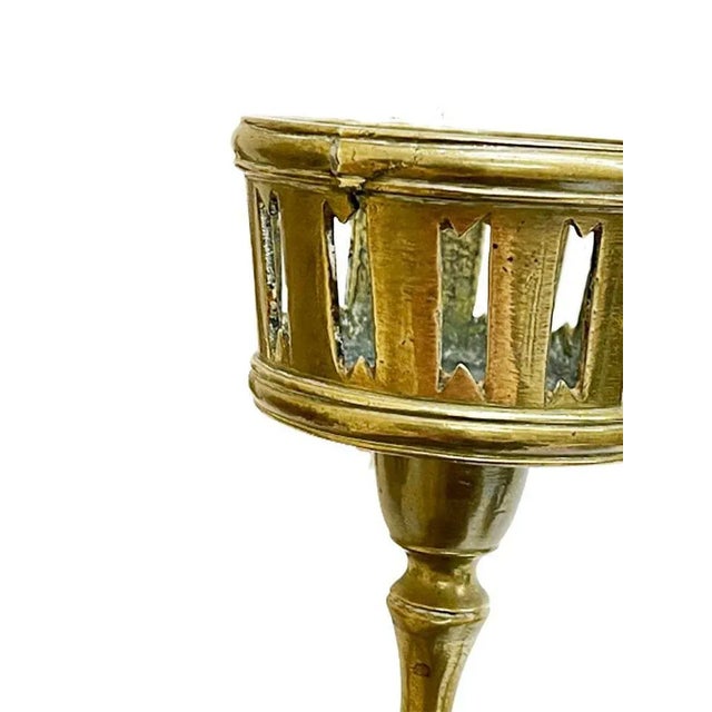 19th Century Brass Wall Candle Holders, Set of 2 For Sale - Image 10 of 12