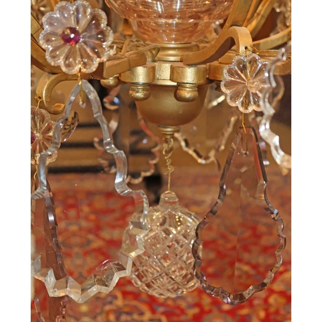 19th Century Palatial French Louis XV Style Chandelier Attributed to Baccarat For Sale - Image 16 of 17