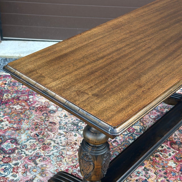 Jacobean Antique Jacobean Library Table or Console For Sale - Image 3 of 12