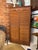 Vintage Oak Tambour Door Filing Cabinet With Sliding Trays & Original Keys For Sale - Image 9 of 12