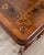 Brown Lombardy Rectangular Table in Walnut and Precious Wood Marquetry, Italy, 19th Ce For Sale - Image 8 of 16