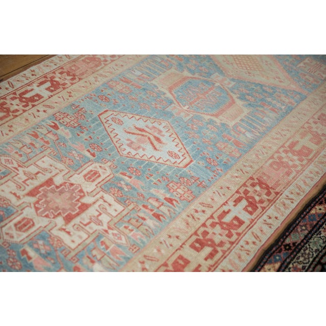 Vintage Distressed Karaja Rug Runner - 3'5" X 14'9" For Sale - Image 11 of 12