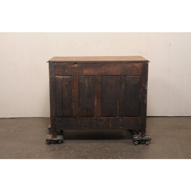 Tan French Louis XV Finely Carved Commode, 1750 For Sale - Image 8 of 13