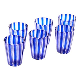Murano Glasses by Angelo Ballarin for Ribes Studio, 2004, Set of 6 For Sale