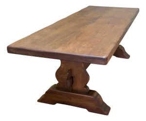 Large 19th Century French Oak Refectory Table