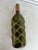 Mid 20th Century Mid Century Vintage Green Bottle With Macrame Rope Decanter,Vase For Sale - Image 5 of 5