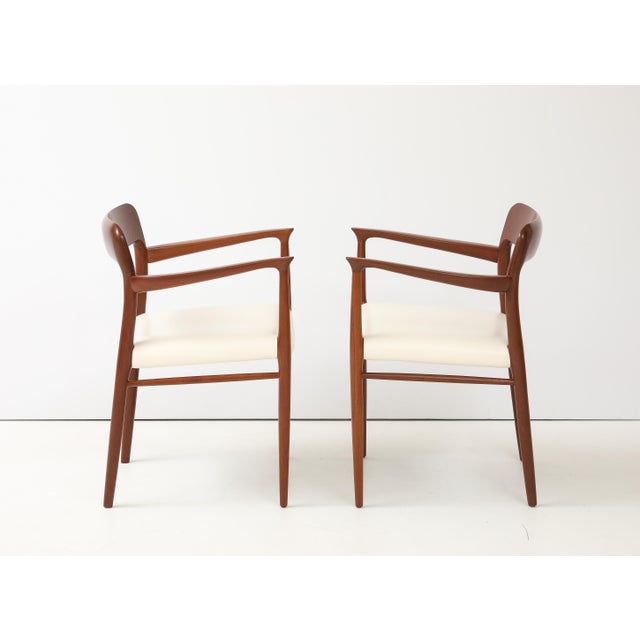 Brown Niels Otto Moller Model 77 & 56 Teak Dining Chairs Set of 10 For Sale - Image 8 of 18