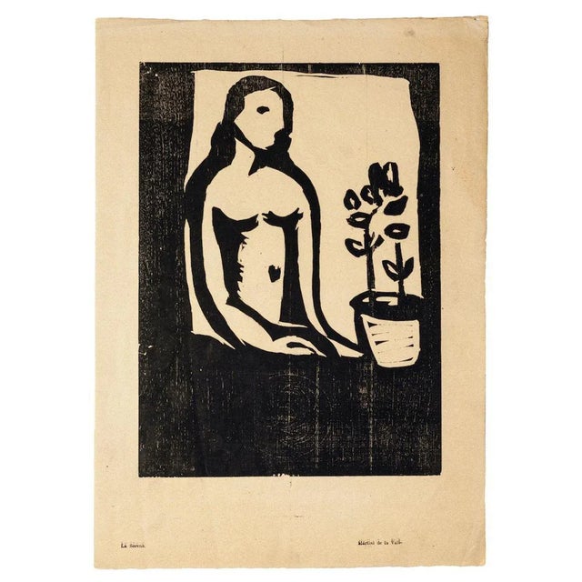 Serena is an original woodcut realized by Arturo Martini. Title and signature printed on the lower margin. The State of...