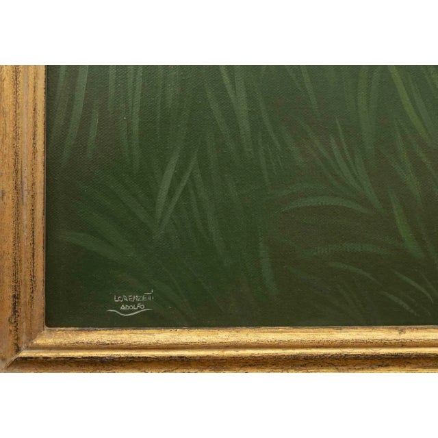 Contemporary Adolfo Lorenzetti, The Bicycle, Oil on Canvas, 1992 For Sale - Image 3 of 5