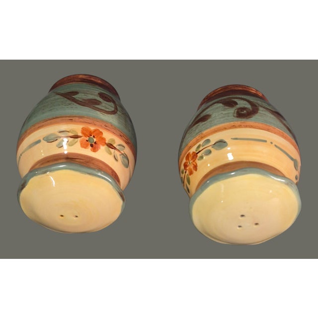 Late 20th Century Italian Tuscan Landscape by Pamela Gladding Salt & Pepper Shakers For Sale - Image 4 of 6
