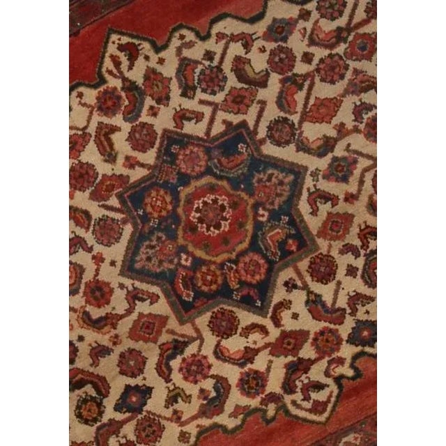 Late 19th Century Hand Knotted Antique Mahal Rug - 5'3" X 11'3" For Sale - Image 5 of 6