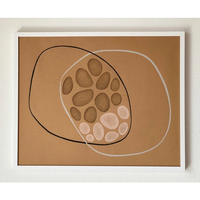 Amanda Andersen, Venn Diagram, Colored Pencil Drawing on Brown Paper, 2023 For Sale - Image 6 of 10
