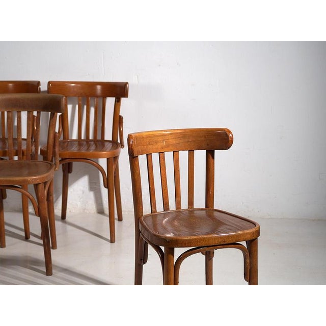 Antique Viennese style bistro chairs (c.1920) Dimensions: Part #1: Width: 41 cm Depth: 48 cm Height: 78 cm Seat: 47 cm...