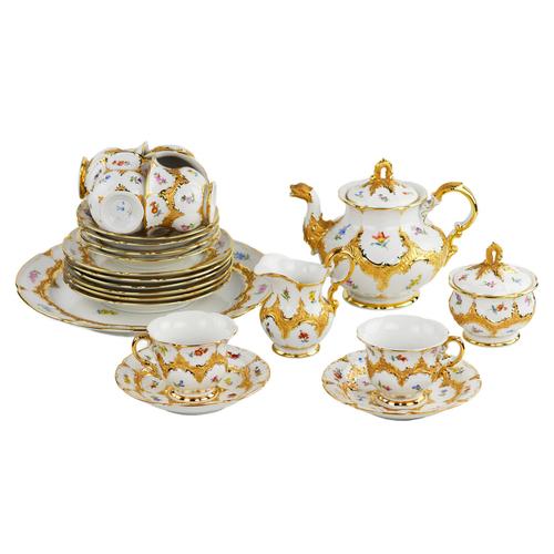 Tea and Coffee Service from Meissen, Set of 22 For Sale - Image 9 of 10