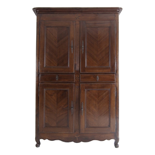 19th Century French Provincial Cherrywood Cabinet For Sale