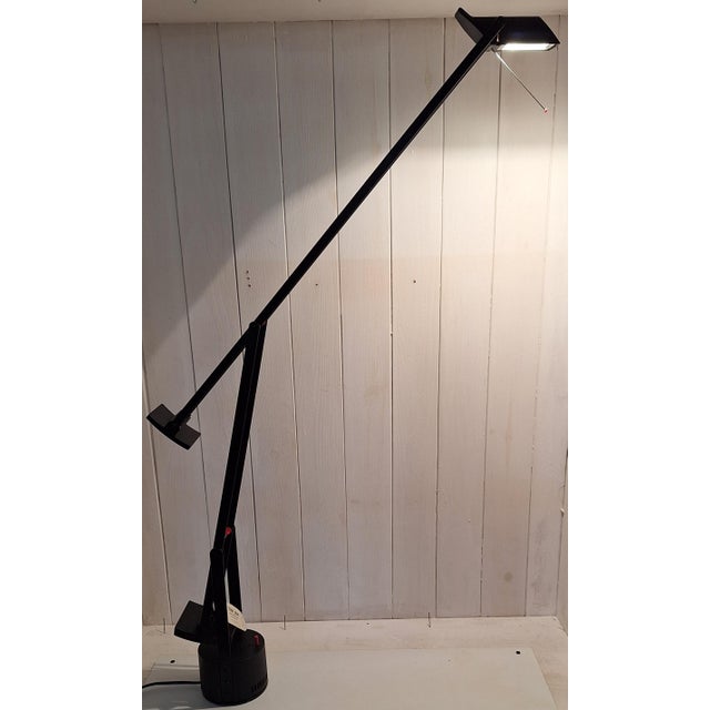 Black Tizio Plus Desk Lamp with Rotating Head by Richard Sapper for Artemide, 1990s For Sale - Image 8 of 9