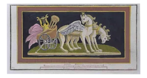 Fernando Strina, Fresco from Antiquities of Herculaneum, Etching, 18th Century