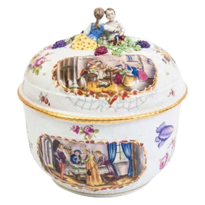 Hand Painted Porcelain Tureen