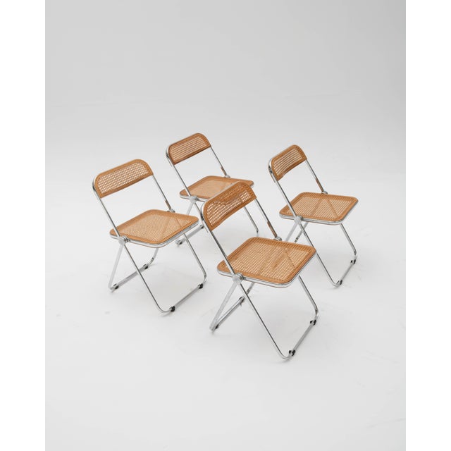Plia Chairs by Giancarlo Piretti for Anonima Castelli, 1960s, Set of 4 For Sale - Image 9 of 9