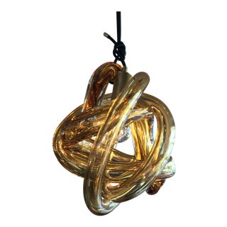 Sklo Studio "Wrap" Glass Pendant For Sale