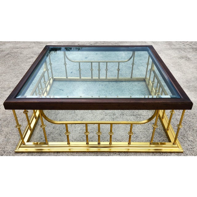 Wood Erwin Lambeth Coffee Table 1980s For Sale - Image 7 of 13