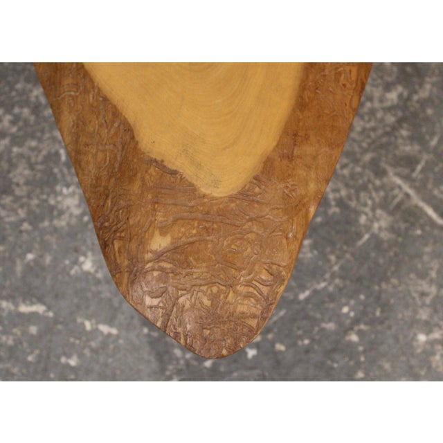 Mid 20th Century Mid 20th Century Live Edge Coffee Table W/ Butterfly Notch For Sale - Image 5 of 11