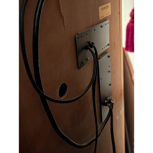 1980s Henredon French Provincial Carved Wood Illuminated Armoire Brand For Sale - Image 11 of 11