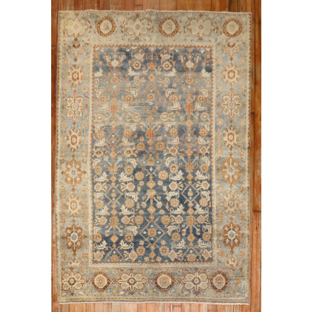 Early 20th Century Accent Persian Malayer Rug - 4'3" x 5'11" For Sale - Image 9 of 9