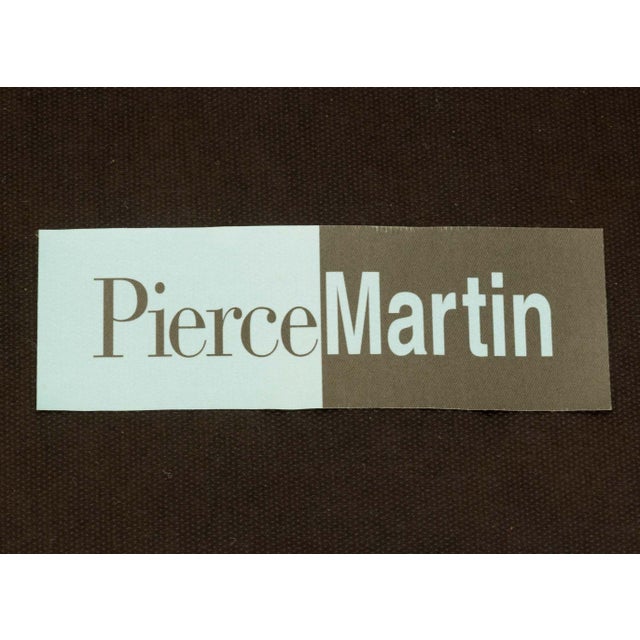 Set of Six Pierce Martin Modern Bamboo and Rattan Wrapped Arm Chairs For Sale - Image 14 of 14
