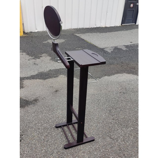 Wood Vintage Art Deco Style Bedroom Valet For Sale - Image 7 of 7