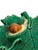 Mid 20th Century Vintage Green Majolica Leaf Plate With Snail Motif, French Country Style For Sale - Image 5 of 8