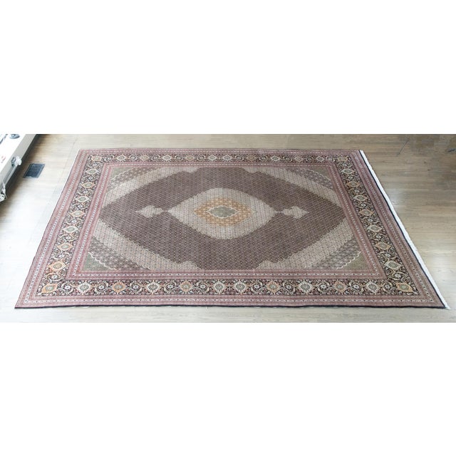Vintage Persian Tabriz Rug For Sale - Image 12 of 15