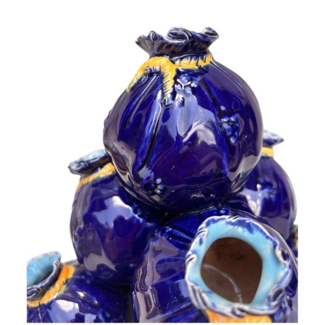 Late 19th Century 19th Century English Majolica Sacks Vase Flower Holder t.c. Brown Westhead Moore For Sale - Image 5 of 7