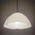 Large White Plastic and Brass Pendant Lamp by Siva Poggibonsi for Arcobaleno, Italy, 1960s For Sale - Image 4 of 11
