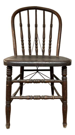 Farmhouse Antique Windsor Chair by J. B. Van Sciver